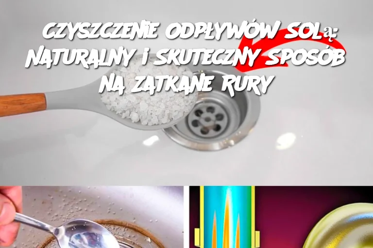 Czyszczenie Odpływów Solą: Naturalny i Skuteczny Sposób na Zatkane Rury