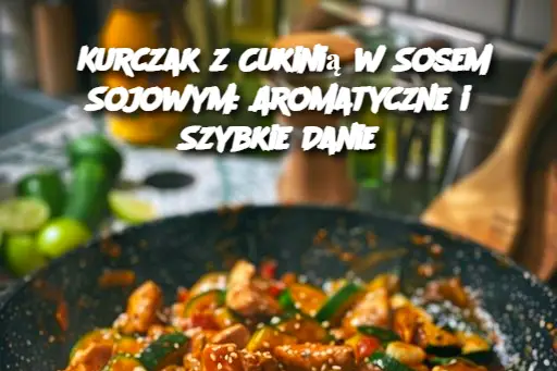 Kurczak z Cukinią w Sosem Sojowym: Aromatyczne i Szybkie Danie