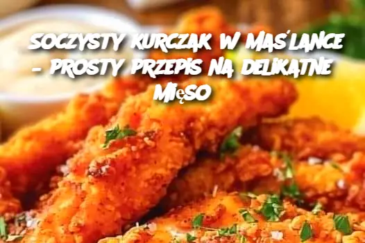 Soczysty kurczak w maślance – prosty przepis na delikatne mięso