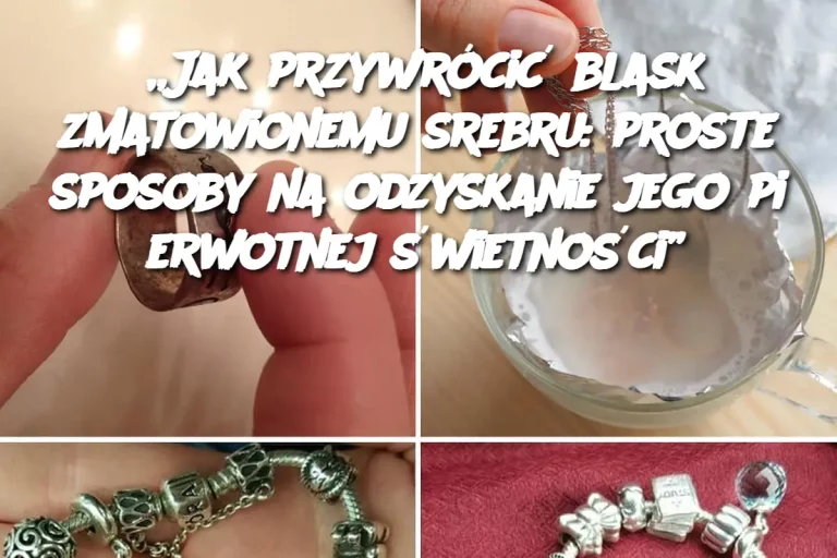 „Jak przywrócić blask zmatowionemu srebru: proste sposoby na odzyskanie jego pierwotnej świetności”