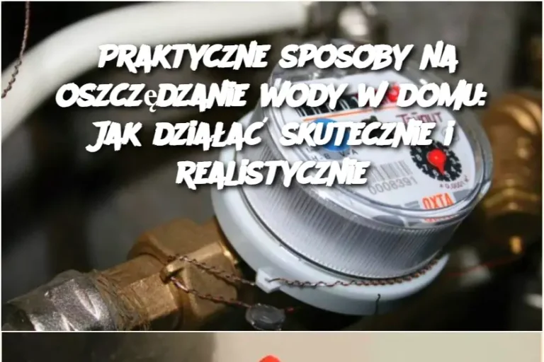 Praktyczne sposoby na oszczędzanie wody w domu: Jak działać skutecznie i realistycznie