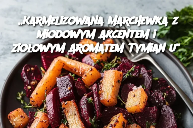 „Karmelizowana Marchewka z Miodowym Akcentem i Ziołowym Aromatem Tymianu”