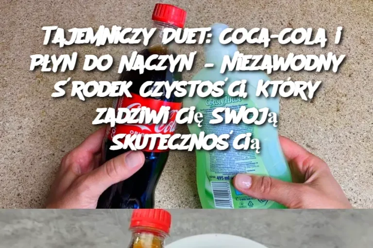 Tajemniczy Duet: Coca-Cola i Płyn do Naczyń – Niezawodny Środek Czystości, Który Zadziwi Cię Swoją Skutecznością