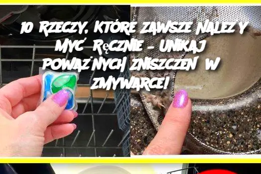 10 Rzeczy, Które Zawsze Należy Myć Ręcznie – Unikaj Poważnych Zniszczeń w Zmywarce!