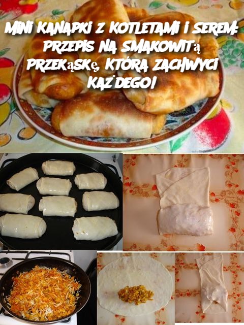 Mini Kanapki z Kotletami i Serem: Przepis na Smakowitą Przekąskę, Która Zachwyci Każdego!