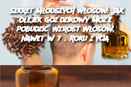 Sekret Młodszych Włosów: Jak Olejek Goździkowy Może Pobudzić Wzrost Włosów, Nawet w 75. Roku Życia