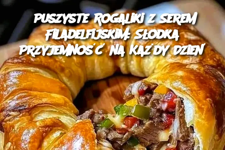 Puszyste Rogaliki z Serem Filadelfijskim: Słodka Przyjemność na Każdy Dzień