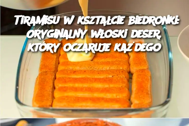 Tiramisu w kształcie biedronki: Oryginalny włoski deser, który oczaruje każdego