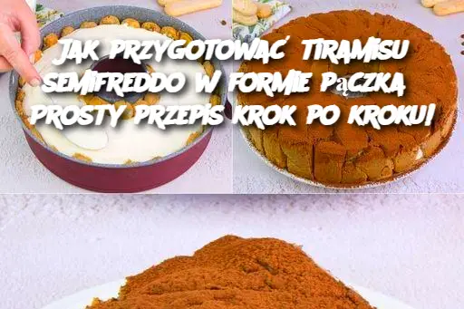 Jak przygotować tiramisu semifreddo w formie pączka? Prosty przepis krok po kroku!