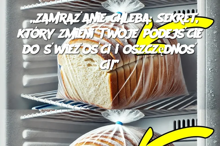 „Zamrażanie chleba: Sekret, który zmieni Twoje podejście do świeżości i oszczędności!”