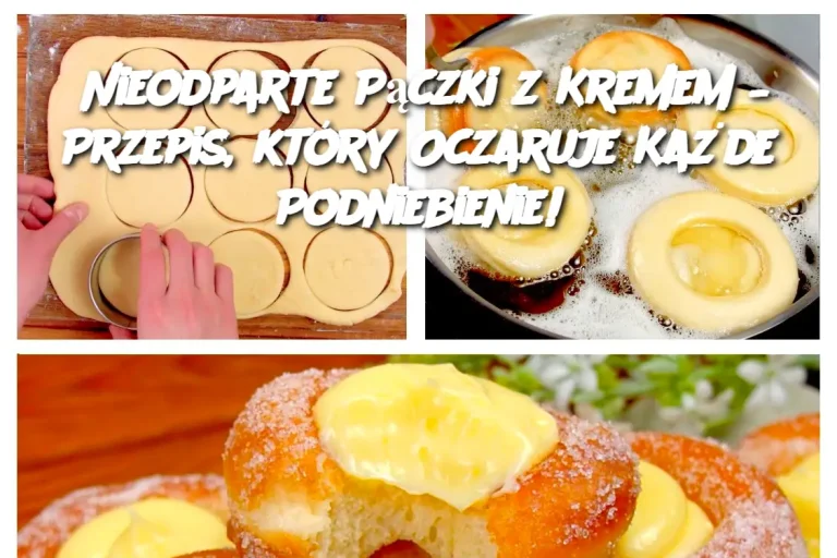 Nieodparte Pączki z Kremem – Przepis, który Oczaruje Każde Podniebienie!