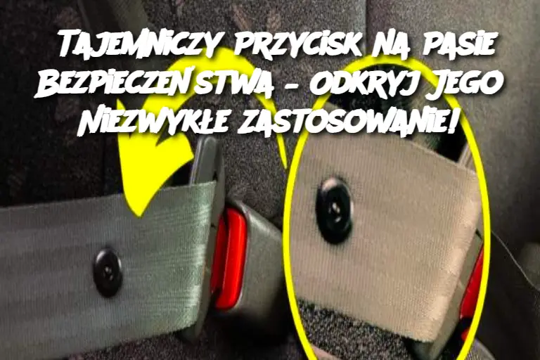 Tajemniczy Przycisk na Pasie Bezpieczeństwa – Odkryj Jego Niezwykłe Zastosowanie!