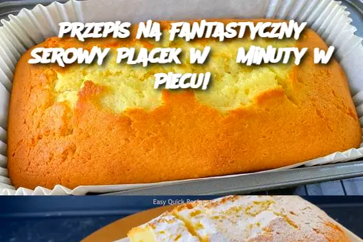 Przepis na Fantastyczny Serowy Placek w 3 Minuty w Piecu!