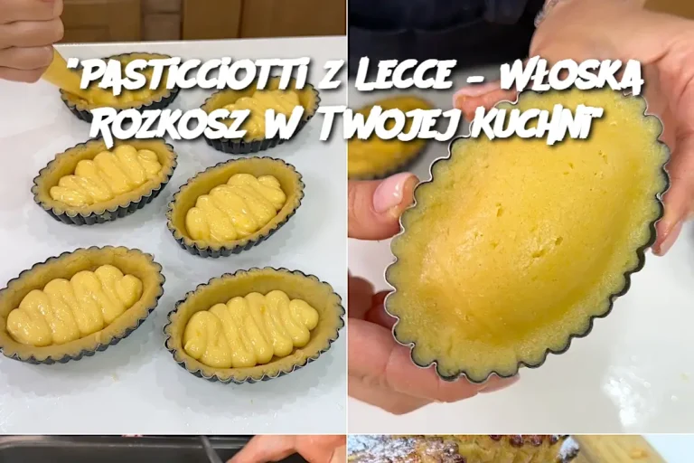 "Pasticciotti z Lecce – Włoska Rozkosz w Twojej Kuchni"