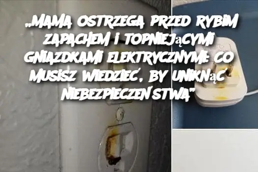 „Mama ostrzega przed rybim zapachem i topniejącymi gniazdkami elektrycznymi: Co musisz wiedzieć, by uniknąć niebezpieczeństwa”