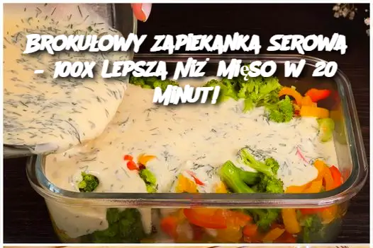 Brokułowy Zapiekanka Serowa – 100x Lepsza Niż Mięso w 20 Minut!