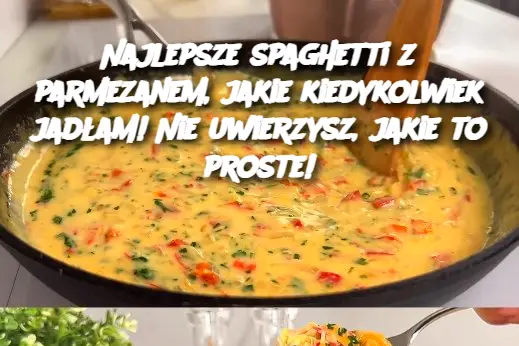 Najlepsze spaghetti z parmezanem, jakie kiedykolwiek jadłam! Nie uwierzysz, jakie to proste!