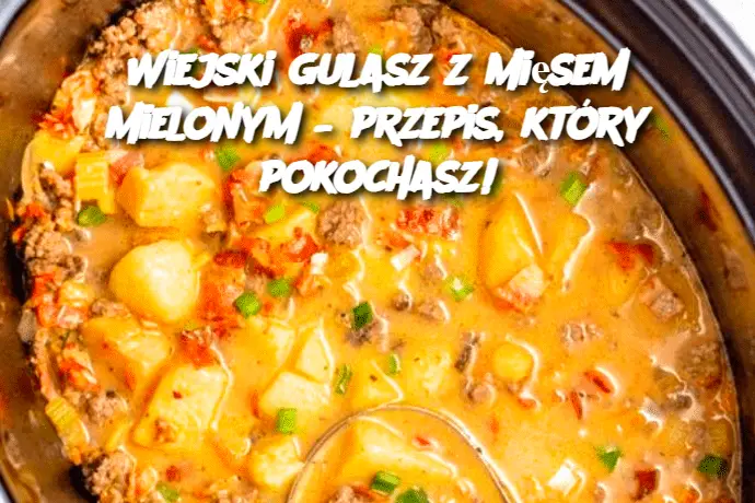 Wiejski gulasz z mięsem mielonym – przepis, który pokochasz!