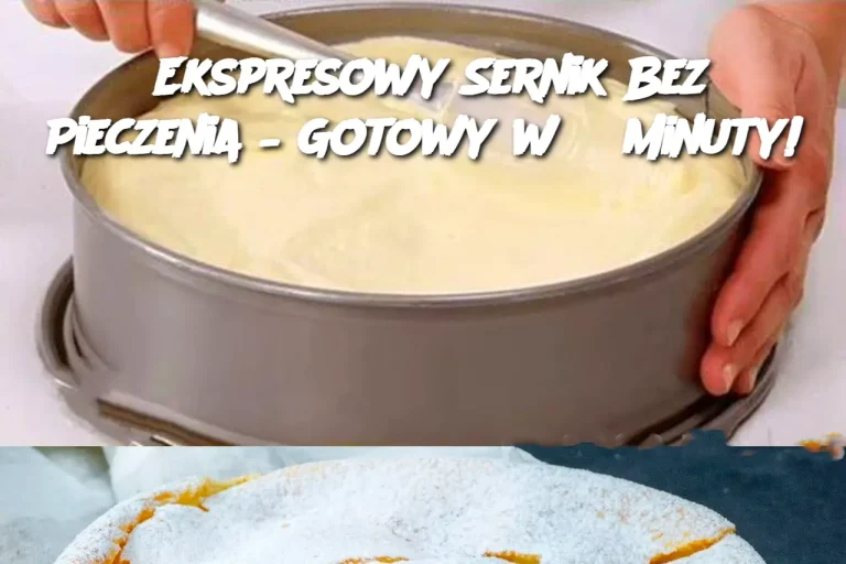 Ekspresowy Sernik Bez Pieczenia – Gotowy w 3 Minuty!