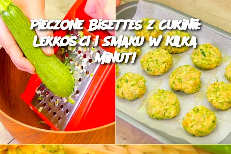 Pieczone Bisettes z Cukinii: Lekkości i Smaku w Kilka Minut!