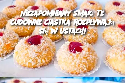 Niezapomniany Smak: Te Cudowne Ciastka Rozpływają się w Ustach!