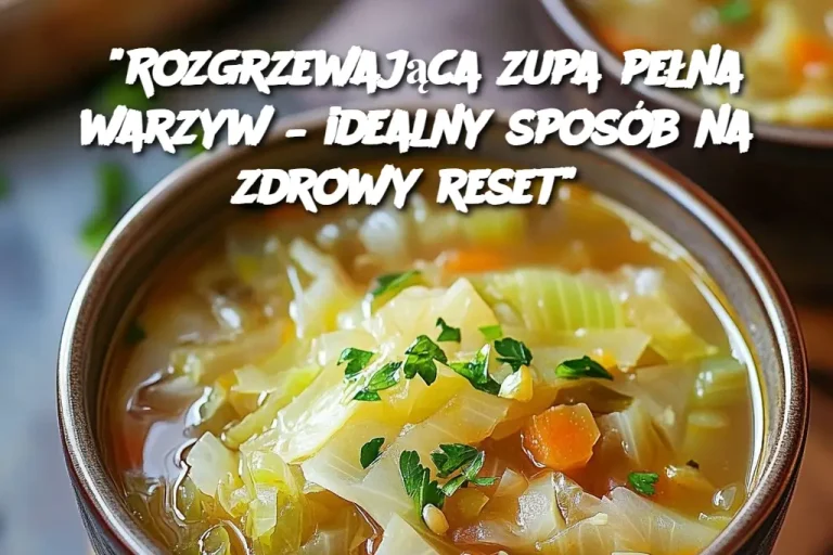 "Rozgrzewająca zupa pełna warzyw – idealny sposób na zdrowy reset"