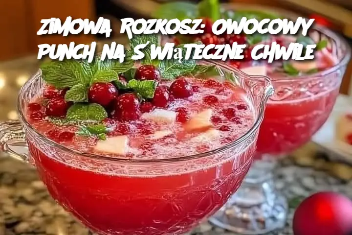 Zimowa Rozkosz: Owocowy Punch na Świąteczne Chwile