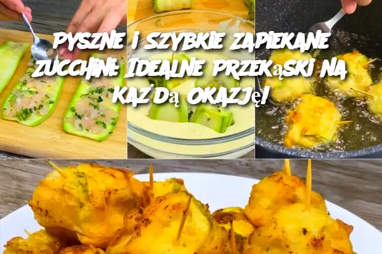 Pyszne i Szybkie Zapiekane Zucchini: Idealne Przekąski na Każdą Okazję!