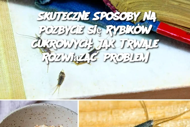 Skuteczne Sposoby na Pozbycie się Rybików Cukrowych: Jak Trwale Rozwiązać Problem