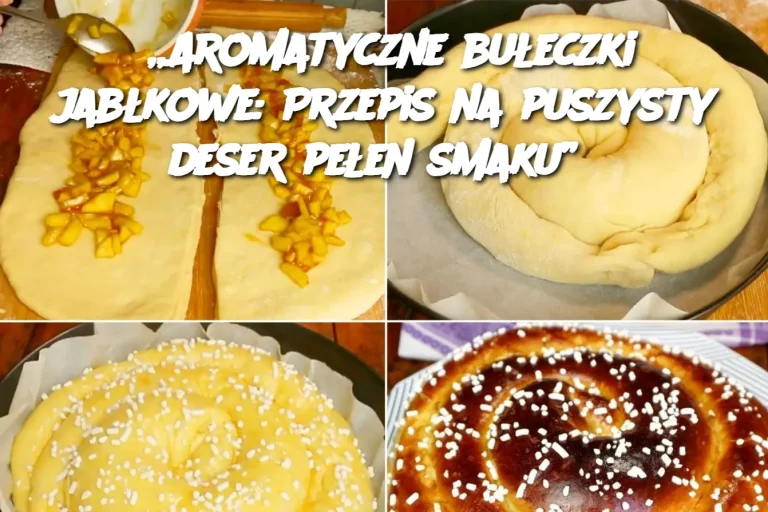 „Aromatyczne bułeczki jabłkowe: Przepis na puszysty deser pełen smaku”