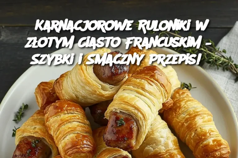 Karnacjorowe Ruloniki w Złotym Ciasto Francuskim – Szybki i Smaczny Przepis!