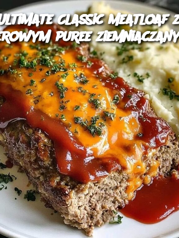 Ultimate Classic Meatloaf z serowym puree ziemniaczanym