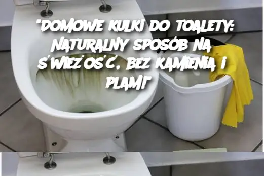 "Domowe kulki do toalety: Naturalny sposób na świeżość, bez kamienia i plam!"