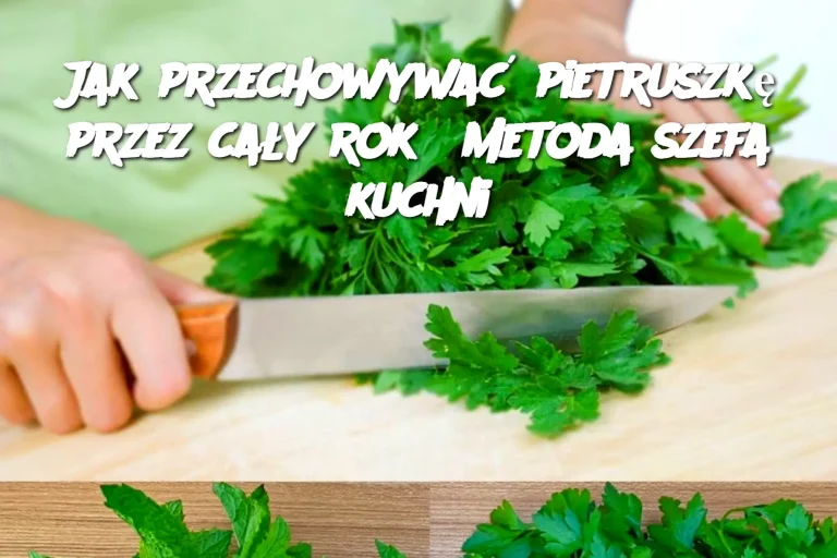 Jak przechowywać pietruszkę przez cały rok? Metoda szefa kuchni