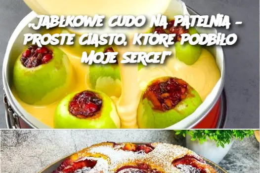 „Jabłkowe Cudo na Patelnia – Proste Ciasto, Które Podbiło Moje Serce!”