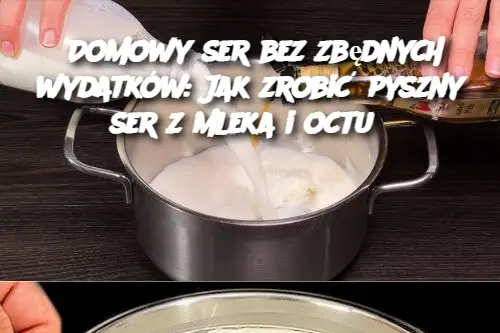 Domowy ser bez zbędnych wydatków: Jak zrobić pyszny ser z mleka i octu?