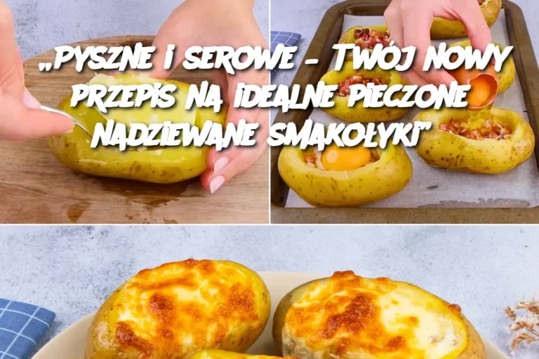 „Pyszne i serowe – Twój nowy przepis na idealne pieczone nadziewane smakołyki”