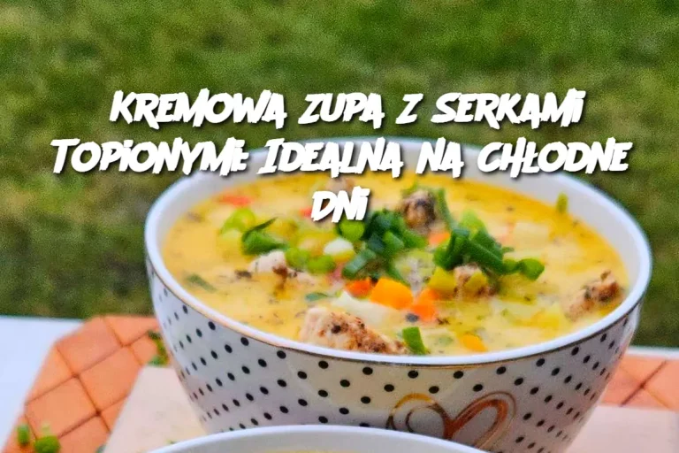 Kremowa Zupa Z Serkami Topionymi: Idealna na Chłodne Dni