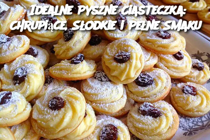 Idealne Pyszne Ciasteczka: Chrupiące, Słodkie i Pełne Smaku