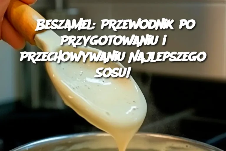 Beszamel: Przewodnik po Przygotowaniu i Przechowywaniu Najlepszego Sosu!