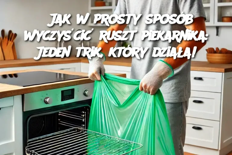 Jak w prosty sposób wyczyścić ruszt piekarnika: Jeden trik, który działa!