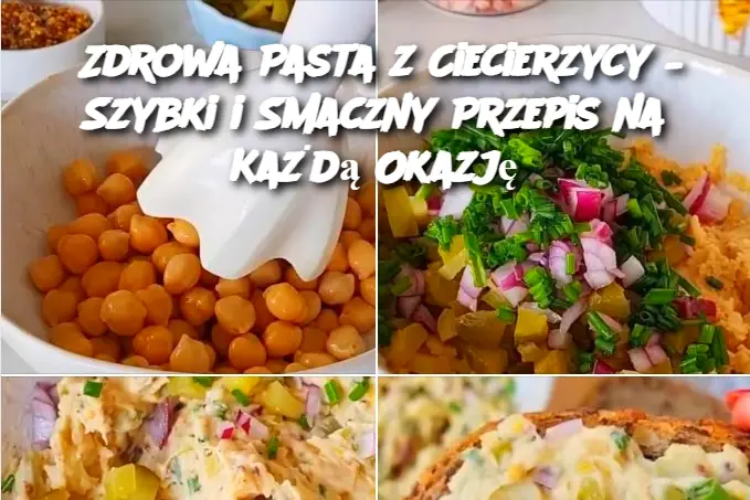 Zdrowa Pasta z Ciecierzycy – Szybki i Smaczny Przepis na Każdą Okazję