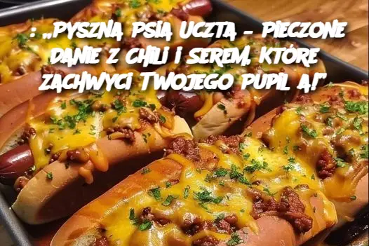 : „Pyszna Psia Uczta – Pieczone Danie z Chili i Serem, Które Zachwyci Twojego Pupila!”