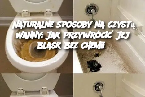 Naturalne Sposoby na Czystą Wanny: Jak Przywrócić Jej Blask Bez Chemii