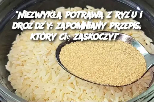 "Niezwykła potrawa z ryżu i drożdży: Zapomniany przepis, który Cię zaskoczy!"