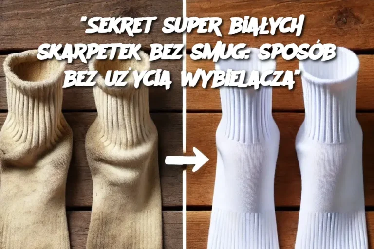 "Sekret super białych skarpetek bez smug: sposób bez użycia wybielacza"