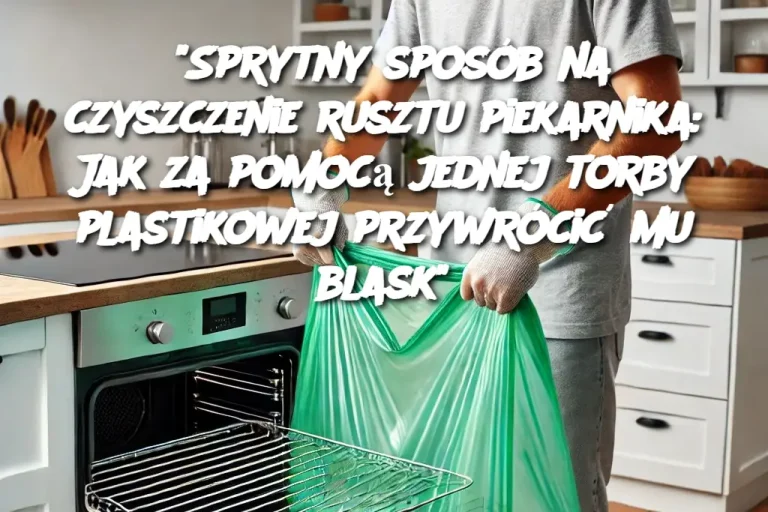 "Sprytny sposób na czyszczenie rusztu piekarnika: Jak za pomocą jednej torby plastikowej przywrócić mu blask"