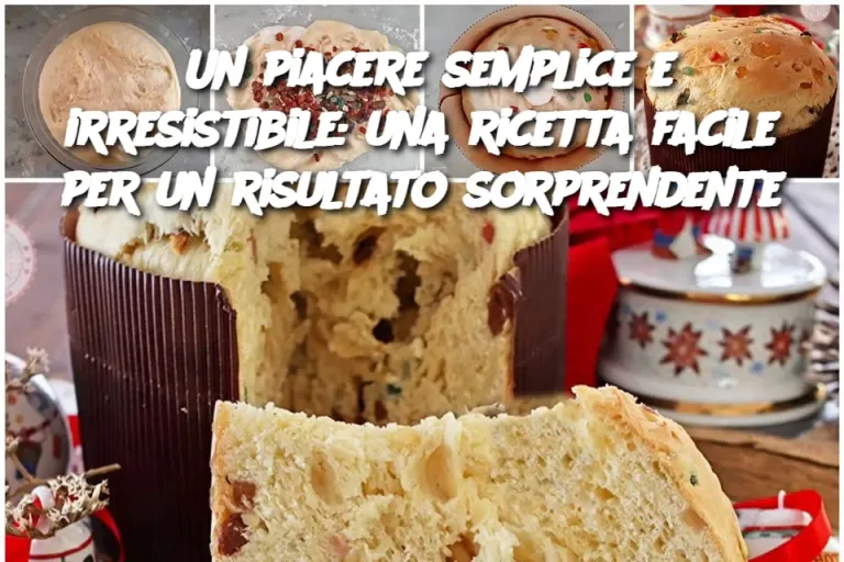 Un piacere semplice e irresistibile: una ricetta facile per un risultato sorprendente