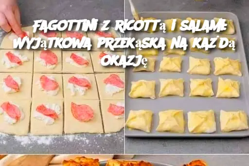 Fagottini z ricottą i salami: Wyjątkowa przekąska na każdą okazję