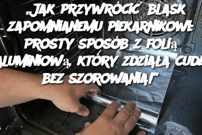 „Jak przywrócić blask zapomnianemu piekarnikowi: Prosty sposób z folią aluminiową, który zdziała cuda bez szorowania!”